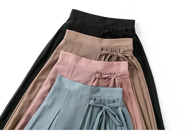 Elenvé Pleated Chiffon Pants