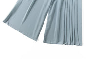 Elenvé Pleated Chiffon Pants