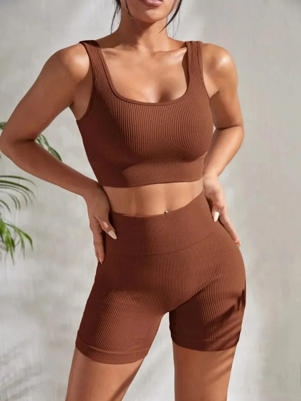 Elenvé Active Ribbed Set