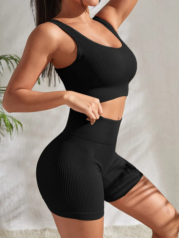 Elenvé Active Ribbed Set