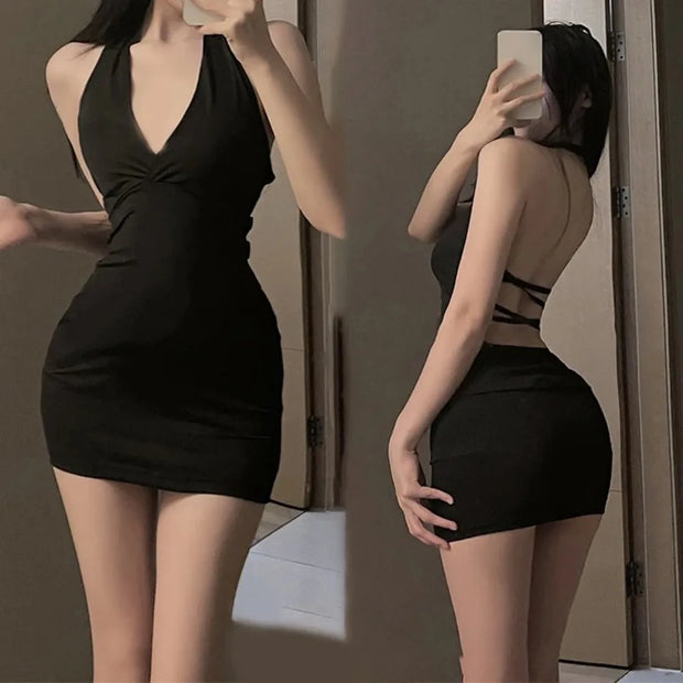 Elenvé Noir Wrap Dress