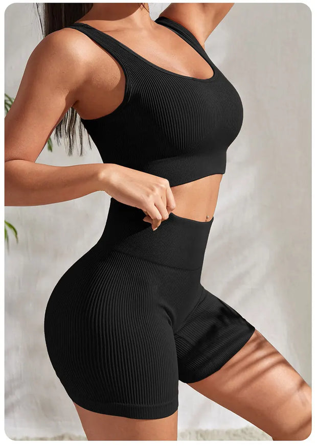Elenvé Active Ribbed Set
