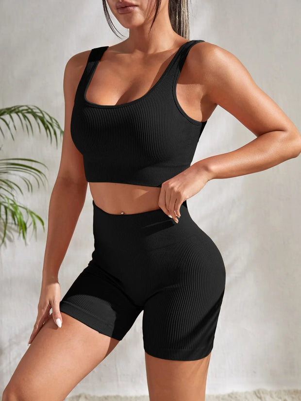 Elenvé Active Ribbed Set
