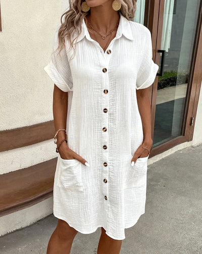 Elenvé Vintage Linen Dress