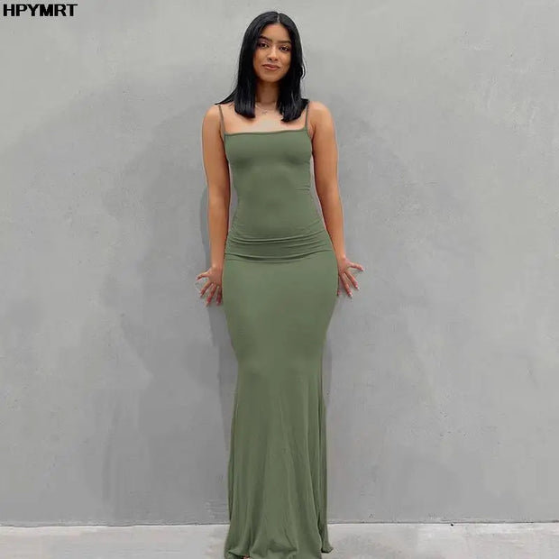 Elenvé Satin Slip Dress
