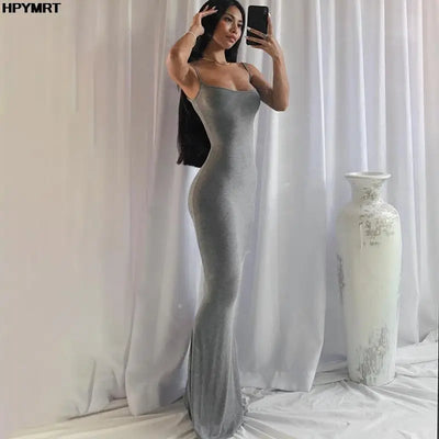 Elenvé Satin Slip Dress