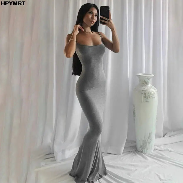 Elenvé Satin Slip Dress